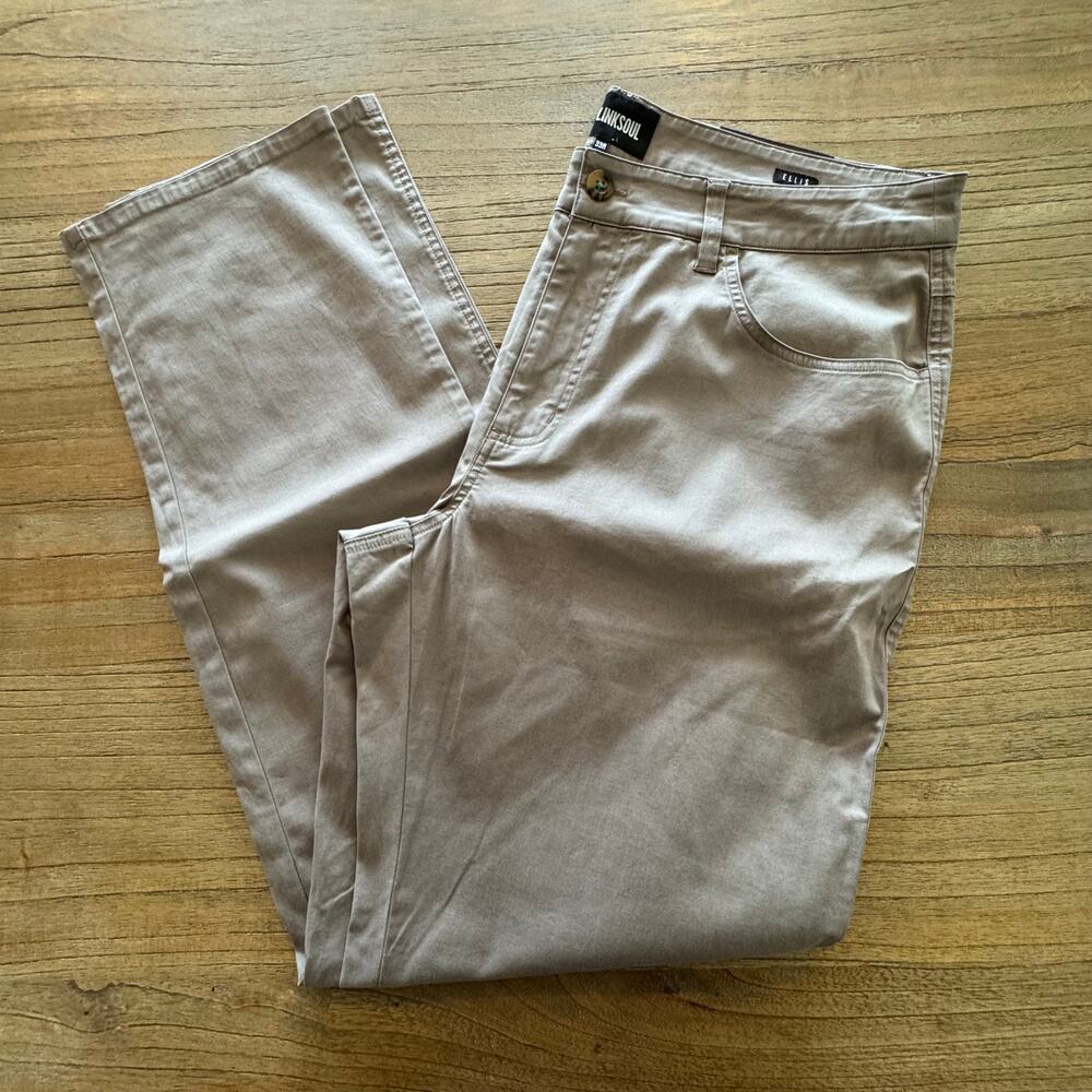 Linksoul Heritage Twill 5-Pocket Pant Ellis Straight - Size 33R